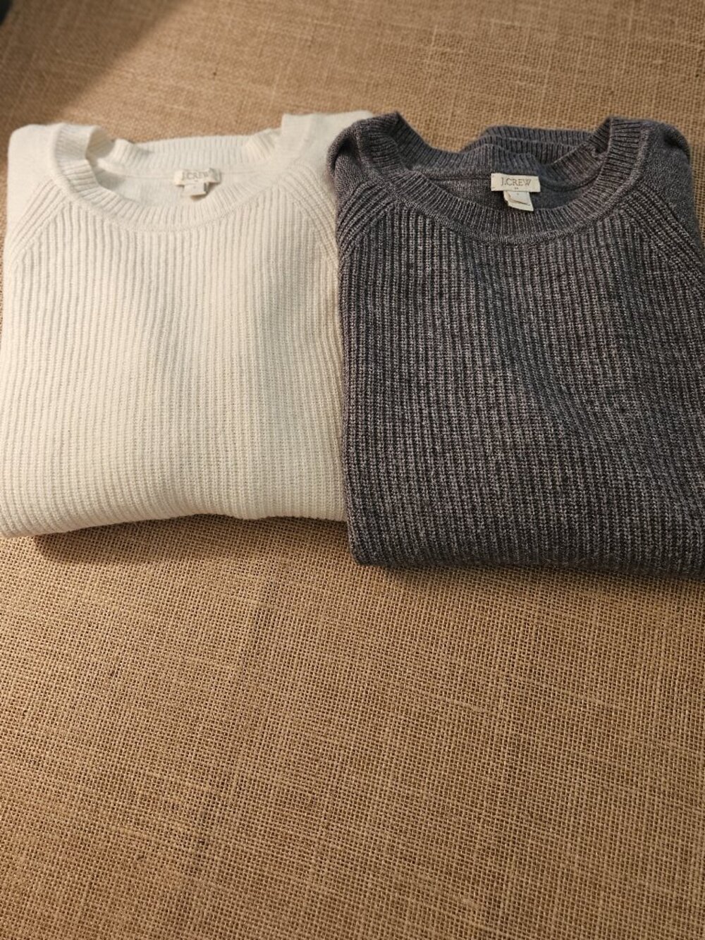 (2) soft cotton J Crew Sweaters